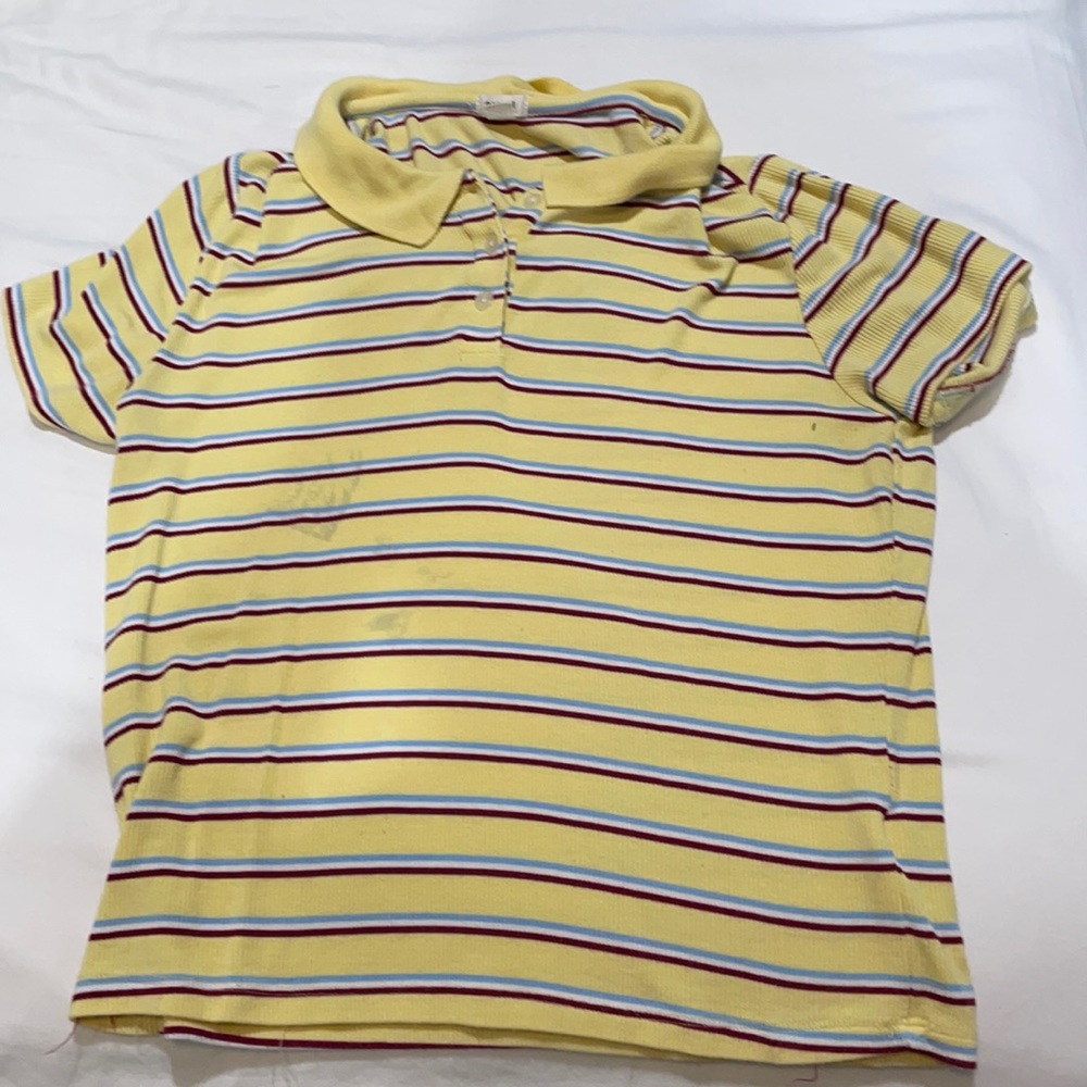 striped crop top